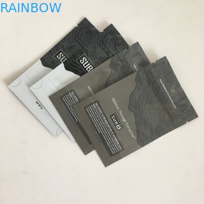 Стойка доказательства запаха вверх по сумкам Mylar мешков с мешками Ziplock цветка конопли 1g пластиковыми с окном отверстия вешалки ясным