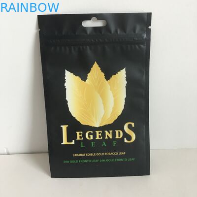 Ziplock пластиковое качество еды печатая упаковку Mylar кладет мешки в мешки лист табака с отверстием вешалки