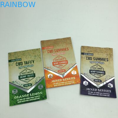 Изготовленные на заказ напечатанные 1g 3.5g повторно используют сумку засорителя стойки вверх съестную 3.5g mylar медведя CBD молнии доказательства запаха камедеобразную небольшую