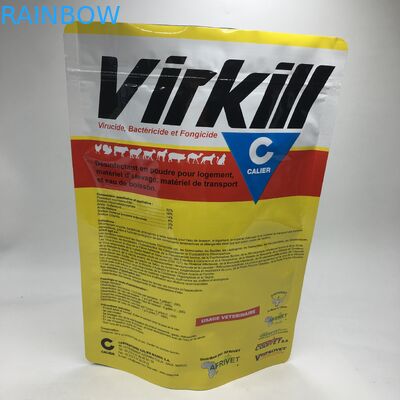 Стойка вверх по составному прокатанному протеину Whey алюминиевой фольги пудрит упаковку хранения еды кладет Ziplock сумки в мешки порошка еды 1kg