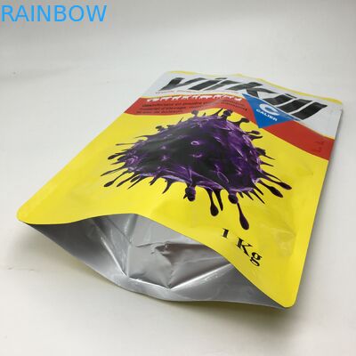 Стойка вверх по составному прокатанному протеину Whey алюминиевой фольги пудрит упаковку хранения еды кладет Ziplock сумки в мешки порошка еды 1kg