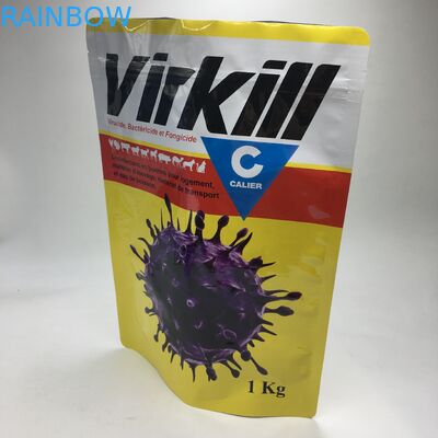 Стойка вверх по составному прокатанному протеину Whey алюминиевой фольги пудрит упаковку хранения еды кладет Ziplock сумки в мешки порошка еды 1kg