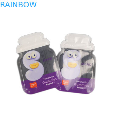 Упаковка мешков сумок оптовых Cb логотипа неправильной формы пластиковых Ziplock изготовленных на заказ съестная камедеобразная