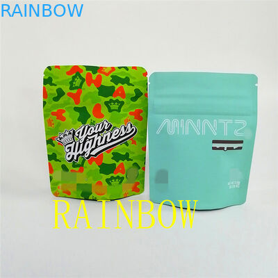 молнии доказательства ребенка мягкого прикосновения 3.5g сумка черной штейновой упаковывая/стойка засорителя вверх по сумке мешка упаковывая