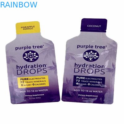 Выполненные на заказ хлопья Edibles Mylar кладут сумки в мешки доказательства запаха саше порошка масла сливк шоколада арахисового масла упаковывая