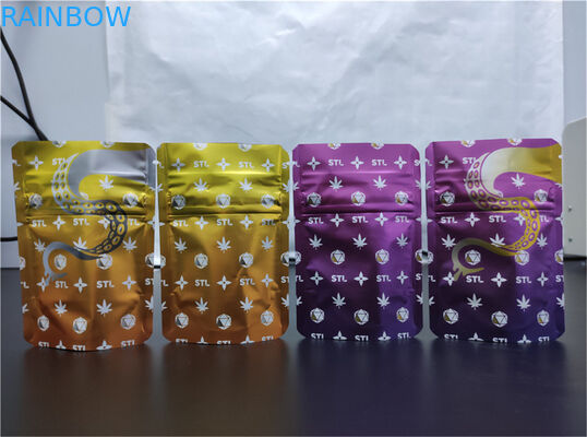 SGS 12C 1.2C VMPET стоит вверх AL Matt OPP сумки молнии лоснистый для высушенных плодов