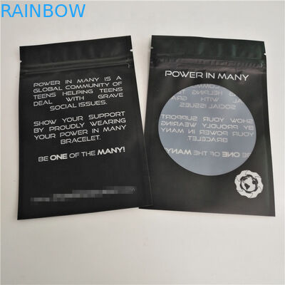 Мешки ювелирных изделий SGS VMPET 10C сумки пластиковой молнии CMYK Gravnre упаковывая пластиковые