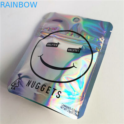 сумка молнии штейна лоснистая 12C VMPET Cbd травяного ладана 3.5g Cbd упаковывая