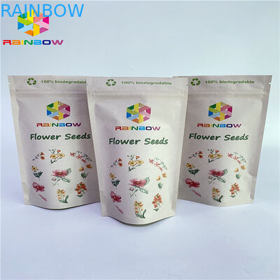 Сумка Vmpet PA 1.5c 80mic Kraft бумажная Ziplock прокатала сумки гайки упаковывая