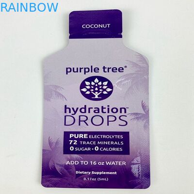 Саше шампуня сливк особенного форменного изготовленного на заказ мешка перепада 8 пластиковых пакетов мягкого прикосновения Mylar печати съестного косметическое