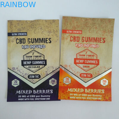 мешок Gummies конфет мешка Gummies конфет Doypack сахара 150mg THC CBD упаковывая упаковывая
