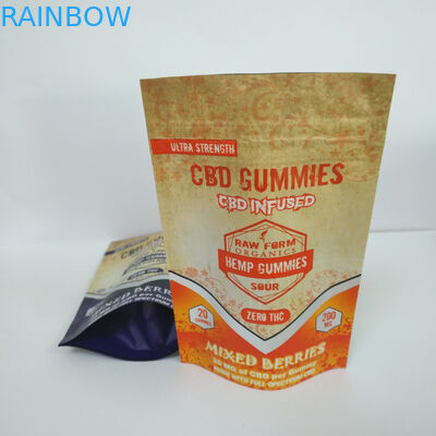 мешок Gummies конфет мешка Gummies конфет Doypack сахара 150mg THC CBD упаковывая упаковывая