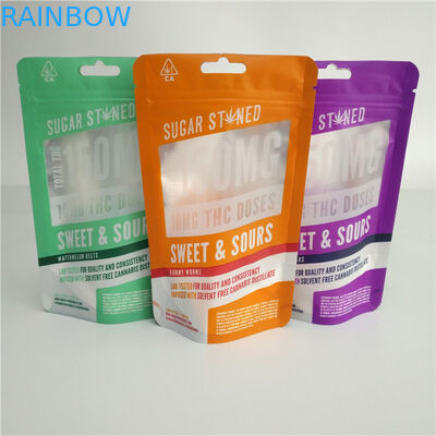 Изготовленная на заказ напечатанная фольга Mylar мычки масла пеньки полет сумку капсулы мешков CBD конфеты Gummies пакета ручки Vape упаковывая