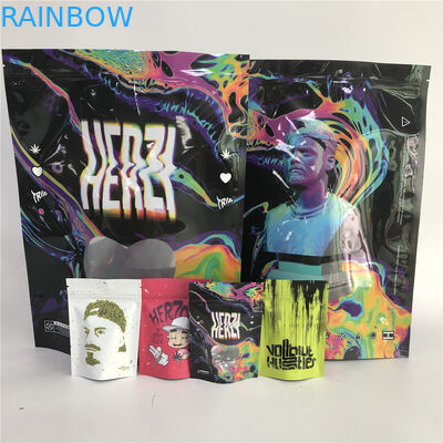 Изготовленные на заказ напечатанные засорители семян курят мешок табака лист обруча сигары упаковывая янтарный/мешки тупого обруча упаковывая