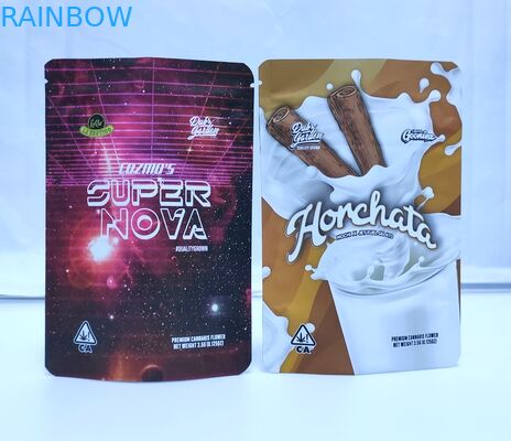 приятели алюминиевой фольги 1g 4g 7g 10g упаковывая сумку доказательства запаха перепада 8 мешка gummies сумки CBD с молнией