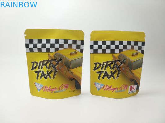 4X6 медленно двигает Ziplock Mylar кладет выровнянные фольгой засорители в мешки THC CBD швейцарские