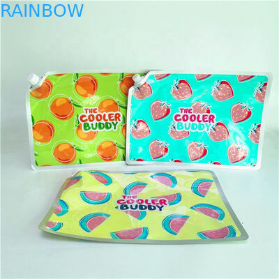 Пластиковая жидкостная сумка Mylar мешка spout доказательства оптовая для пакетов мешка еды жидкости сока упаковывая