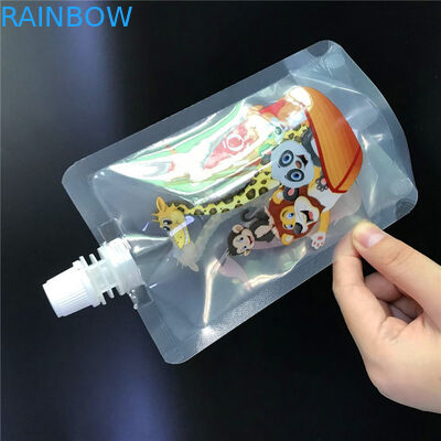 Пластиковый жидкостный мешок mylar spout доказательства кладет оптовое в мешки для пакетов мешка еды чая молока детского питания сока упаковывая