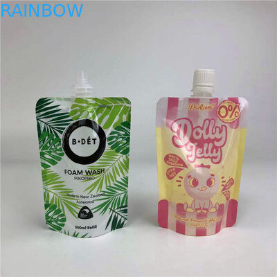 Личный подгоняйте жидкость 1liter стойте вверх мешок spout масла семени ярлыка печати сумки штейновый