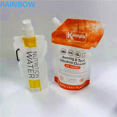 Жидкостная Refillable сумка с Spout и крышкой для жидкостной детержентной сумки Spout для мешка Spout стирального порошка алюминиевого