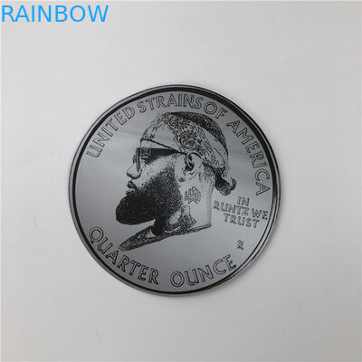 Мягкое прикосновение пластиковое 3.5g пакует сумки Mylar умирает отрезанные незаконные мешки с Ziplock мешками печений округлой формы 7g