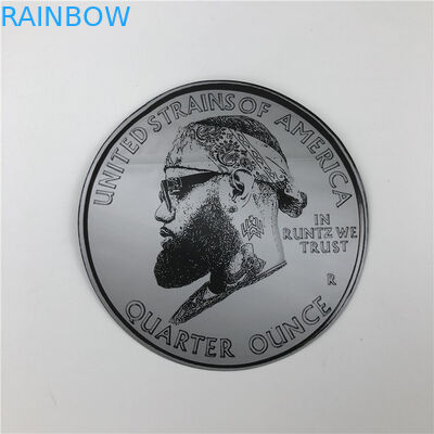 Мягкое прикосновение пластиковое 3.5g пакует сумки Mylar умирает отрезанные незаконные мешки с Ziplock мешками печений округлой формы 7g