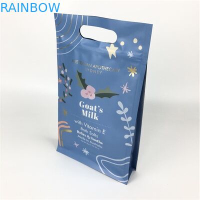 Плоские нижние сумки качества еды замка застежка-молнии плоские нижние с ручкой для тела Scrub упаковка