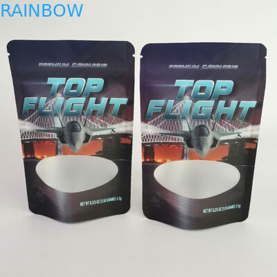 Прокатанная жара Sealable пластиковое Runtz травяного ладана Gusset упаковывая