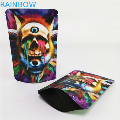 Прокатанная жара Sealable пластиковое Runtz травяного ладана Gusset упаковывая