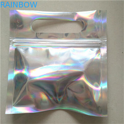 Камедеобразное качество еды конфет голографическое стоит вверх печатание мешков CYMK цифров с отверстием