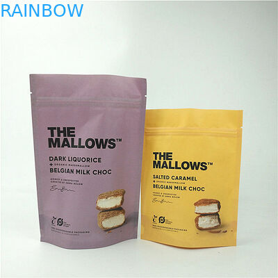 Закуски PE ЛЮБИМЦА MOPP стойки бумаги Kraft молочного шоколада вверх прокатанное мешком