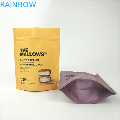 Закуски PE ЛЮБИМЦА MOPP стойки бумаги Kraft молочного шоколада вверх прокатанное мешком