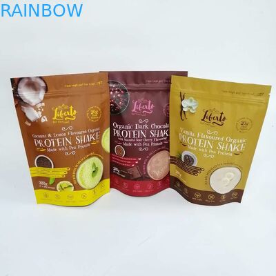 Прокатанная сумка молнии Mylar сумки стойки алюминиевой фольги VMPET вверх пластиковая влагостойкая