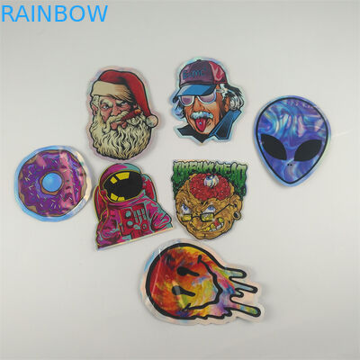 Сумки мешка молнии конопли Gummies веселые умирают отрезанная форма 7g