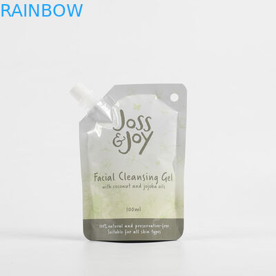 Специальное фольга пластиковая косметическая стоять вверх рюкзак лицевой крем упаковка мешки пополнения