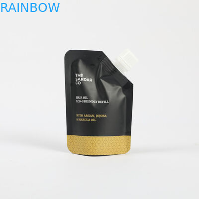 Специальное фольга пластиковая косметическая стоять вверх рюкзак лицевой крем упаковка мешки пополнения