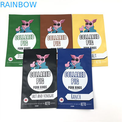 Замок застежка-молнии Mylar бортового уплотнения 3 пластиковый кладет Resealable доказательство в мешки запаха