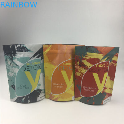 Сумки упаковки еды чая доказательства запаха Doypack алюминиевой фольги с молнией