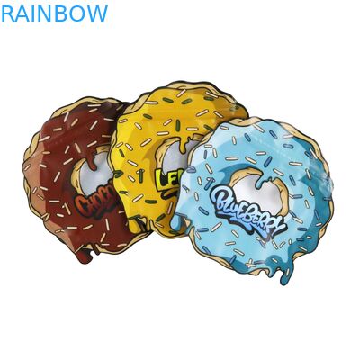 Плашка круглого солдата нерегулярной армии круга Resealable отрезала таможню сумки Mylar формирует 3,5 7 грамма