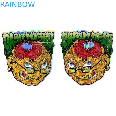 Изготовленный на заказ напечатанный замок Mylar застежка-молнии кладет жару в мешки - молния закуски Gummies уплотнения кладет алюминиевую фольгу в мешки