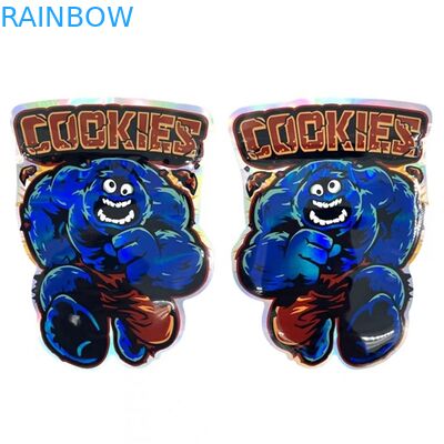 Изготовленный на заказ напечатанный замок Mylar застежка-молнии кладет жару в мешки - молния закуски Gummies уплотнения кладет алюминиевую фольгу в мешки