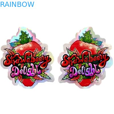 Изготовленный на заказ напечатанный замок Mylar застежка-молнии кладет жару в мешки - молния закуски Gummies уплотнения кладет алюминиевую фольгу в мешки