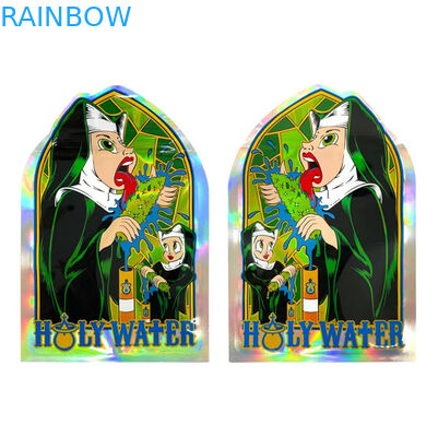 Изготовленный на заказ напечатанный замок Mylar застежка-молнии кладет жару в мешки - молния закуски Gummies уплотнения кладет алюминиевую фольгу в мешки