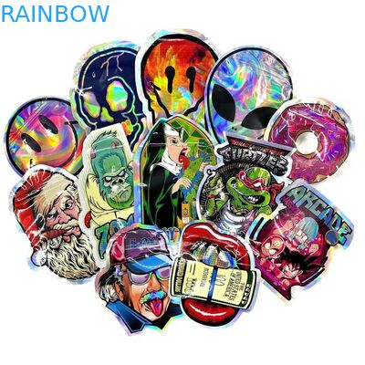 Таможня мешка конфеты круга незаконной Resealable отрезанная плашкой формирует сумку 3.5G 7G Mylar