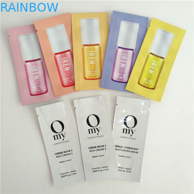 Нагрейте - загерметизированные косметики пробуют упаковывая сумки уплотнения сторон фольги 3 Mylar мешка саше плоские