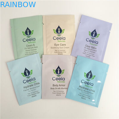 Мини мешок Kraft бумажный косметический упаковывая с саше таблетки чая кофе фольги молнии пустым