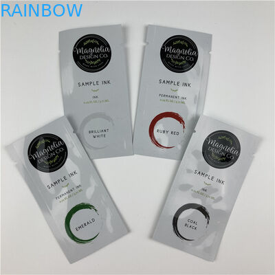 Мини мешок Kraft бумажный косметический упаковывая с саше таблетки чая кофе фольги молнии пустым