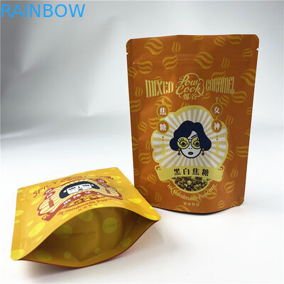 Напечатанный Ziplock Mylar попкорна Адвокатуры протеина закуски кладет пластиковый пакет в мешки 250g еды