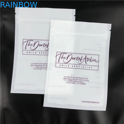 Изготовленные на заказ напечатанные сумки плоского штейна Mylar Aligners упаковывая с одной бортовой ясностью