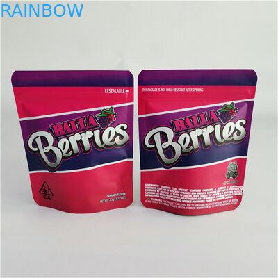 Пластиковая закуска кофе чая пакуя мешок Resealable Ziplock сумок изготовленный на заказ прокатала Runtz